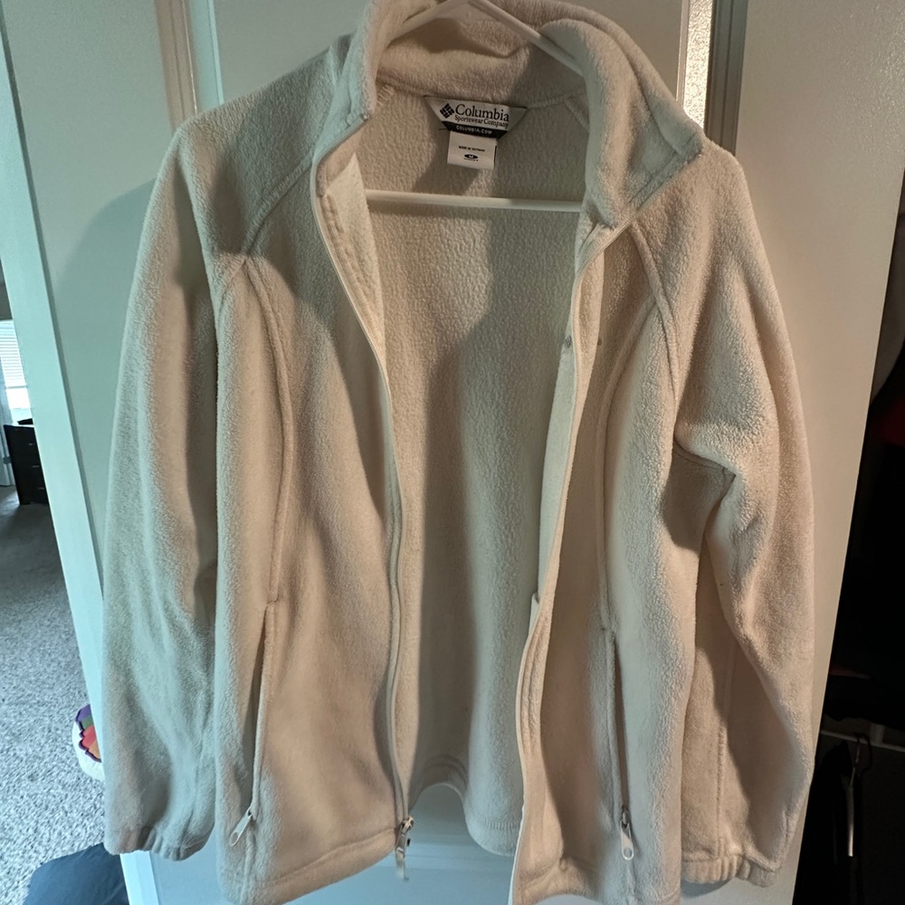 Columbia Women's White Fleece Jacket